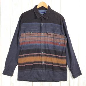 MENs M  パタゴニア 2002 ヘビー フランネル シャツ Heavy Flannel Shirt ネルシャツ オーロラボレアリス：マンダリン｜2ndgear-outdoor