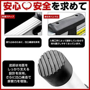 伸縮はしご 3.8m フック付き アルミ 伸縮...の詳細画像3