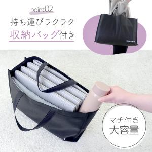 ヨガマット 折りたたみ 6mm 厚手 幅広 収...の詳細画像5
