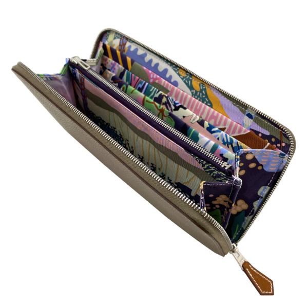 【新品】W刻印（2024年製造）エルメス HERMES 長財布 ラウンドファスナー アザップ ロング...