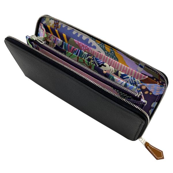 【新品】K刻印（2025年製造）エルメス HERMES 長財布 ラウンドファスナー アザップ ロング...