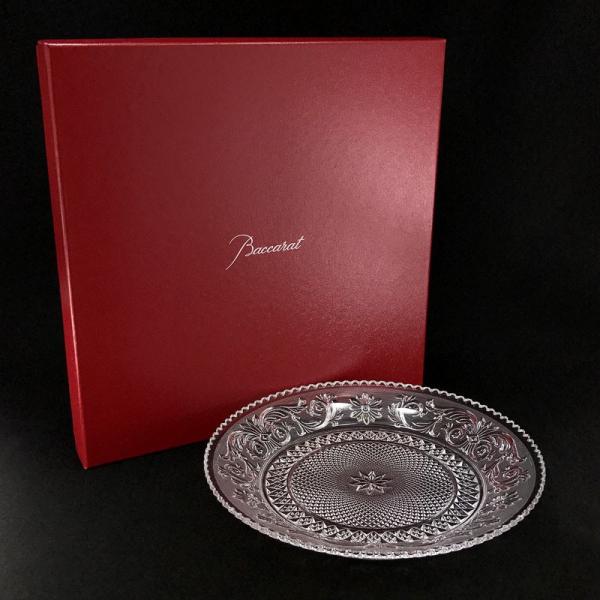 バカラ Baccarat デザートプレート アラベスク プレート 24cm クリスタルガラス 173...