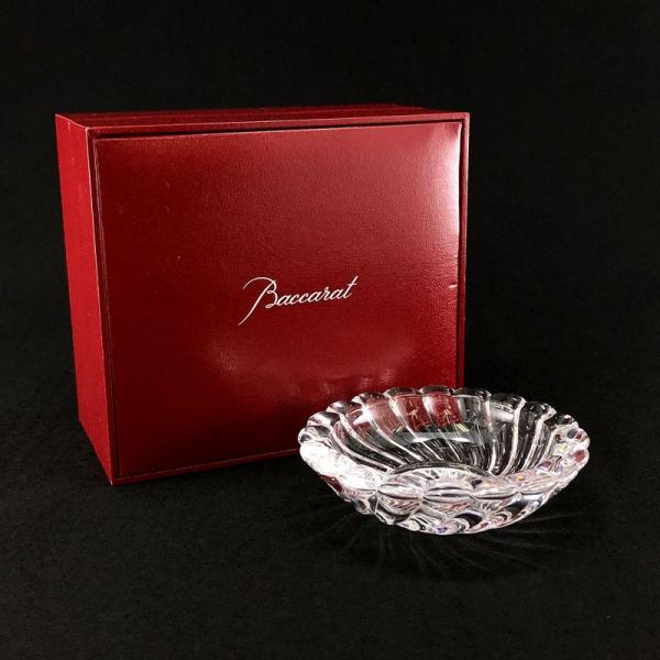 バカラ Baccarat 灰皿 アッシュトレイ ボリュート VOLUTE 8cm クリスタルガラス ...
