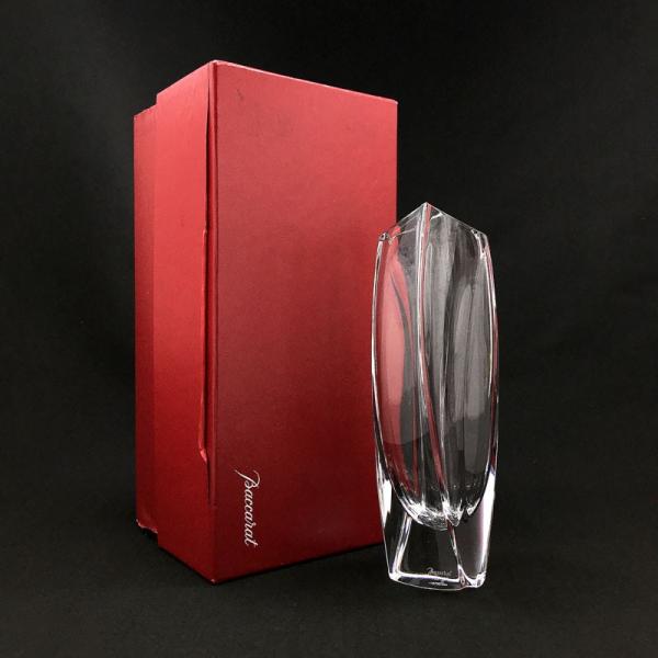 バカラ Baccarat 花瓶 フラワーベース ジルベニー 25cm クリスタルガラス 179255...