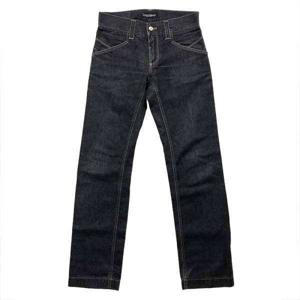 ドルチェ&amp;ガッバーナ ジーンズ DOLCE&amp;GABBANA デニムパンツ ジップフライ ストレート ...