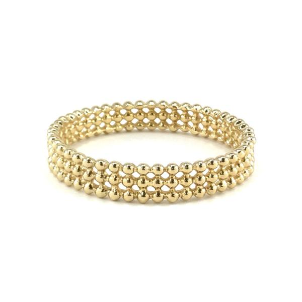 クリスチャンディオール Chiristian Dior ブレスレット バングル 金属素材 ゴールドカ...