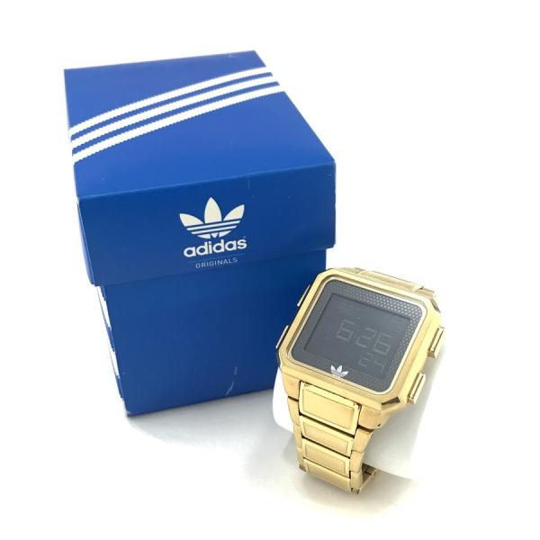 アディダス 腕時計 adidas ウォッチ Peach Tree メンズ スチール ゴールド ADH...