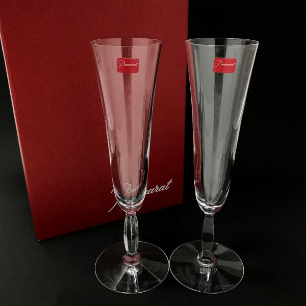 バカラ Baccarat グラス シャンパングラス ペア シャンパンフルート オンド ONDE クリ...