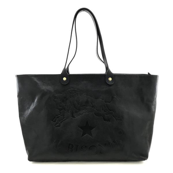 イルビゾンテ IL BISONTE バッグ ビッグ トートバッグ ロゴエンボス オールレザー 本革 ...