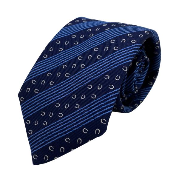 【新品】エルメス HERMES ネクタイ シルクツイルタイ7cm《アプレ・ラ・クルス》MARINE ...