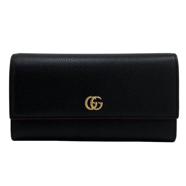 【新品】グッチ GUCCI 長財布 ダブルG バイカラー コンチネンタルウォレット BLACK / ...