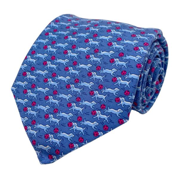 【新品】エルメス HERMES ネクタイ シルクツイルタイ 8cm《 LA BABALLE / ラ・...