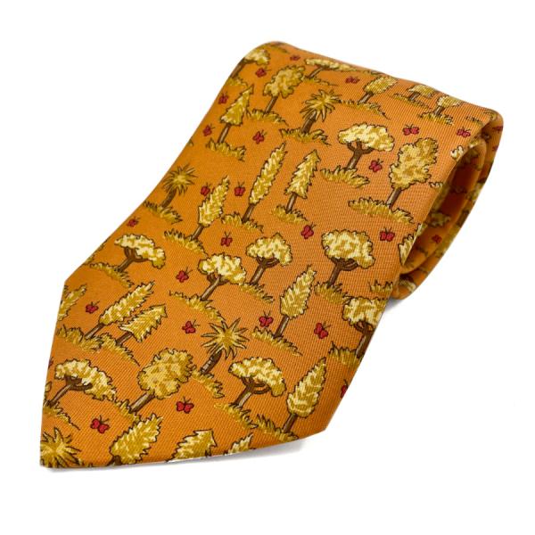 エルメス HERMES バタフライツリー ネクタイ 7429 HA スーツ フランス製  シルク 1...