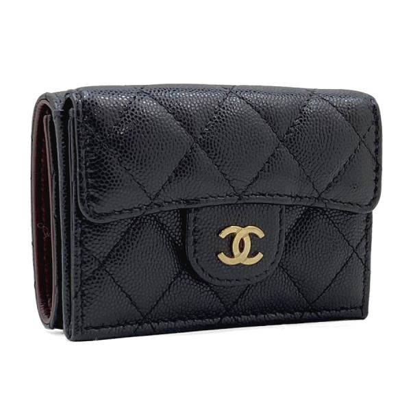 【展示品処分】シャネル CHANEL 財布 クラシック スモール フラップ ウォレット マトラッセ ...