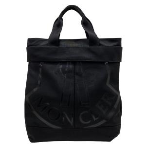 【未使用品】MONCLER モンクレール CUT TOTE SMALL / カット トート スモール トートバッグ ポリエステル ブラック メンズ レディース I209A5D00006 M3267