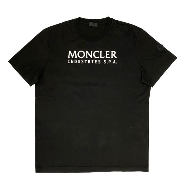 【新品未使用タグ付き】MONCLER モンクレール INDUSTRES S.P.A ロゴプリント T...