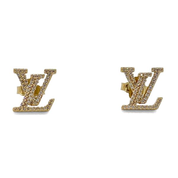 【新品】ルイヴィトン LOUIS VUITTON ピアス ブックル ドレイユ LV アイコニック ス...