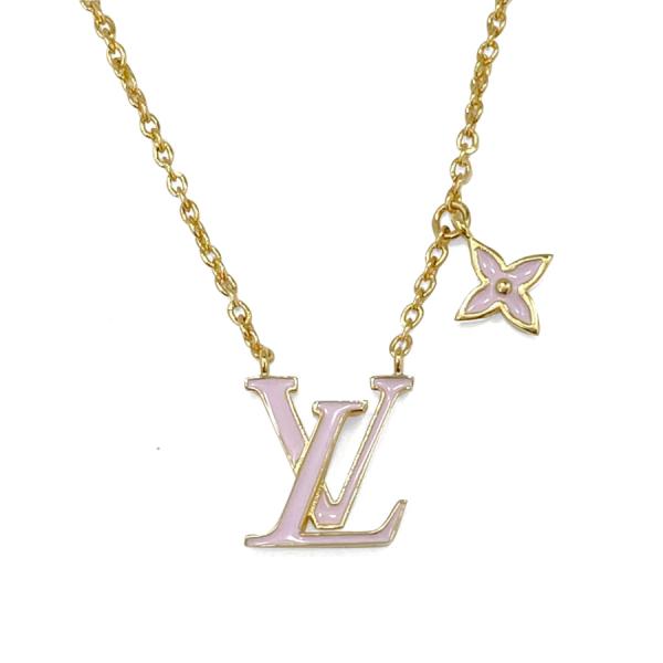 【新品】ルイヴィトン LOUIS VUITTON ネックレス コリエ・LV アイコニック エナメル ...