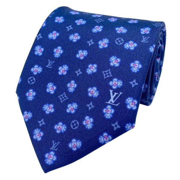 【新品】ルイヴィトン LOUIS VUITTON ネクタイ・ヴィヴィエンヌ スウィング 8CM シル...