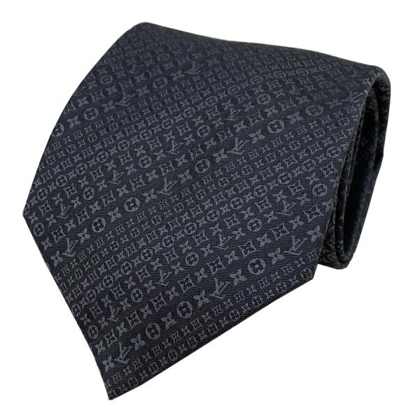 国内完売商品【新品】ルイヴィトン LOUIS VUITTON ネクタイ・マイ モノグラム 8CM ダ...