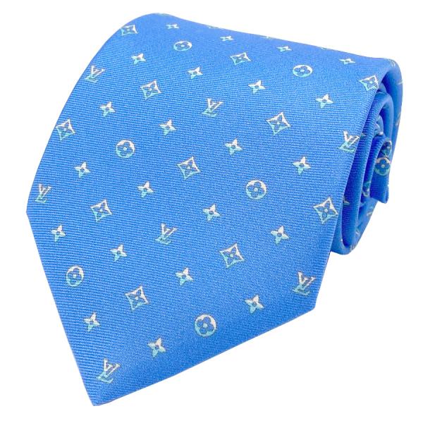 【新品】ルイヴィトン LOUIS VUITTON ネクタイ・LV デュアル 8CM シルク 100％...