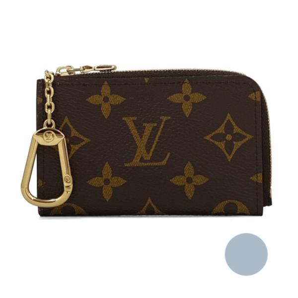 【新品】ルイヴィトン LOUIS VUITTON モノグラム キーケース ポルト クレ・ノア ブルー...