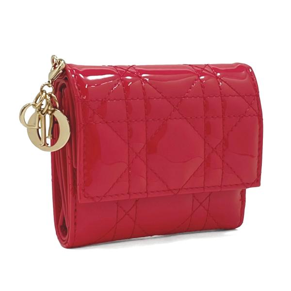 【新品】クリスチャン ディオール Christian Dior 財布 三つ折り ロータスウォレット ...