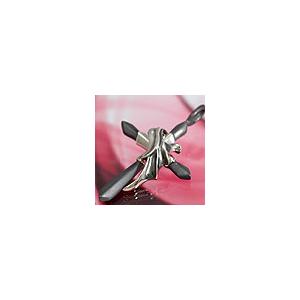 シルバーアクセサリー pe0615 ペンダント ネックレス 悪魔の羽・十字架（クロス） チェーン別売...