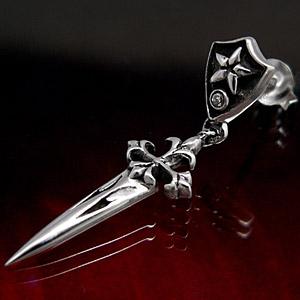 シルバーピアス メンズ シルバー925 ネイティブ イーグル ピアス