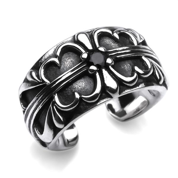 イヤーカフ シルバー925 メンズ クロス 十字架 アクセサリー pi0609 片耳用