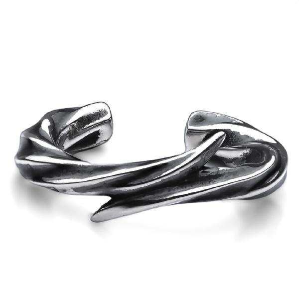 イヤーカフ シルバー925 メンズ 茨 スリム アクセサリー pi0615 片耳用