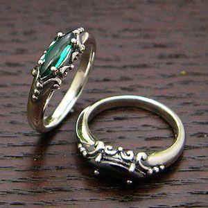 シルバーアクセサリー リング・指輪 アンティーク調 メンズ・レディース オーバル r0539