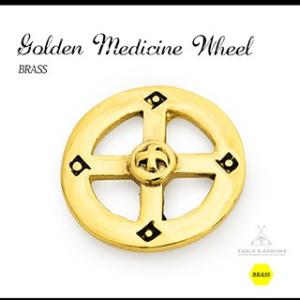 ネイティブ フック掛け カスタムパーツ イーグル メディスンホイール ブラスゴールド so0529
