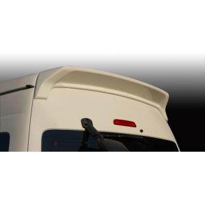 ハイエース(200系ワイド/ハイルーフ車用）／ルーフスポイラー(未塗装品）