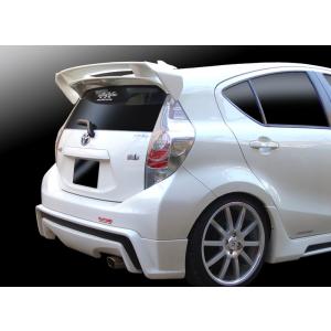 トヨタ　アクア／リアウイングVer.2(未塗装品)純正大型リアスポイラー用