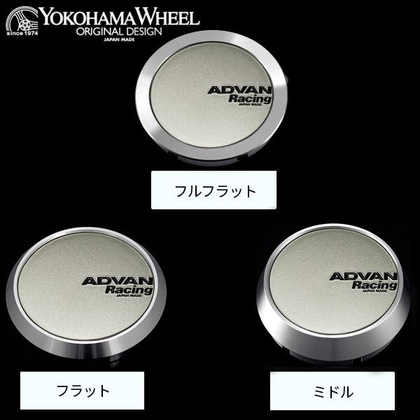 選べる3タイプ YOKOHAMA ADVAN Racing センターキャップ φ73 φ63 レーシ...