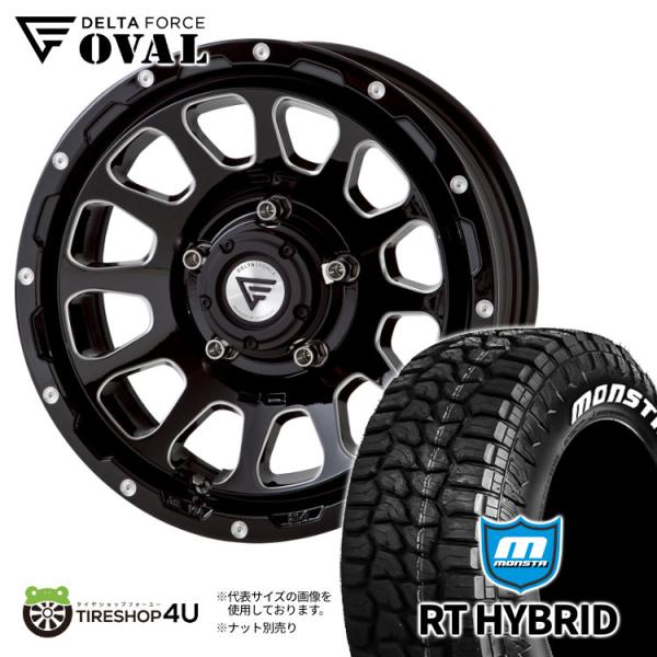 タイヤホイール4本セット DELTA FORCE OVAL 16x5.5J 5/139.7 +20 ...