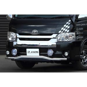JAOS ジャオス フロントスキッドバー ポリッシュ/ブラック ワイド3型〜 B150204B トヨ...