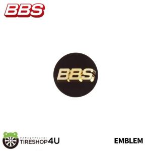 BBS 正規品【BBS センターキャップ】エンブレム ○ブラック φ56