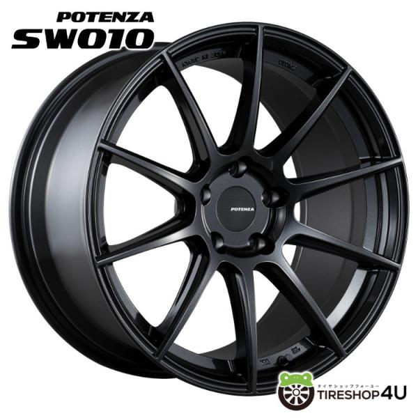 BRIDESTONE POTENZA SW010 19x8.5J 5/114.3 +38 PB パー...