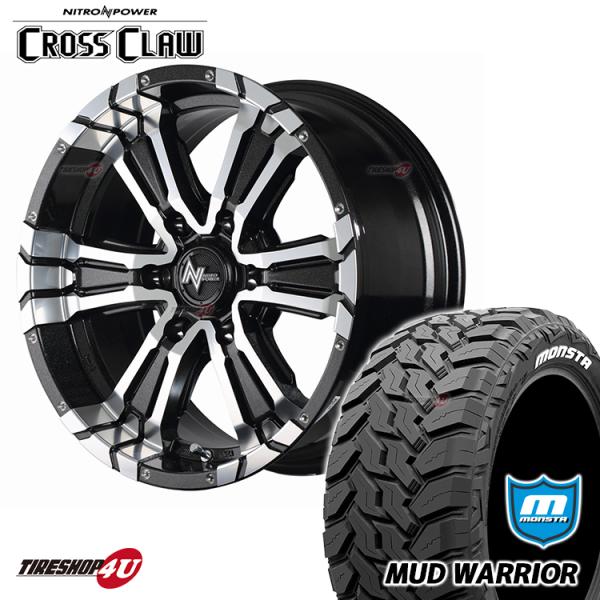 タイヤホイール4本セット NITRO POWER CROSS CLAW 16x6.5J 6/139....