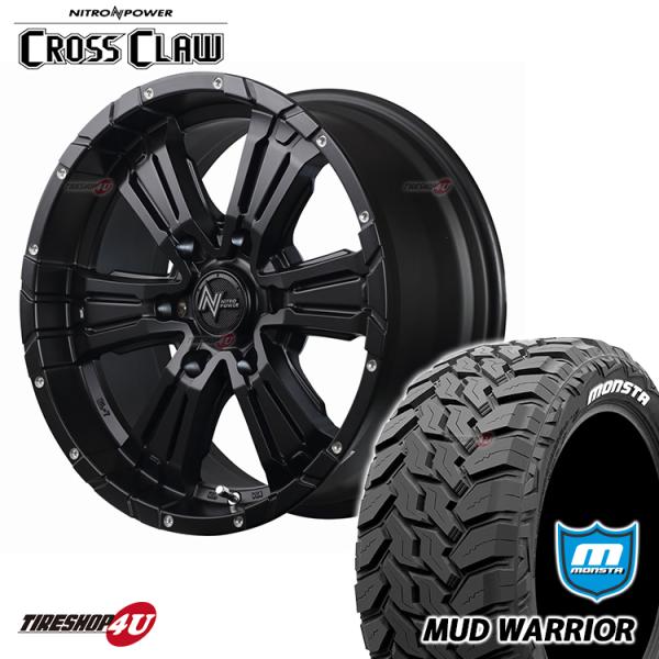 タイヤホイール4本セット NITRO POWER CROSS CLAW 16x6.5J 6/139....