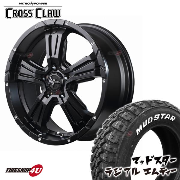 タイヤホイール4本セット NITRO POWER CROSS CLAW 16x7.0J 5/114....