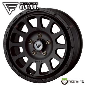 【レビューでプレゼント】4本セット DELTA FORCE OVAL 17x8.0J 5/114.3 +35 MB マットブラック 新品4本価格 アルファード ヴェルファイア 【代引き不可】｜2tireshop4u