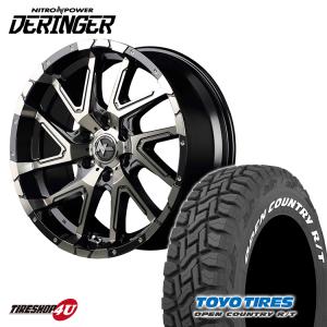 タイヤホイール4本セット NITRO POWER DERINGER 16x6.5J 6/139.7 +38 BMP TOYO OPEN COUNTRY R/T 215/65R16 109/107Q RWL ハイエース｜2tireshop4u