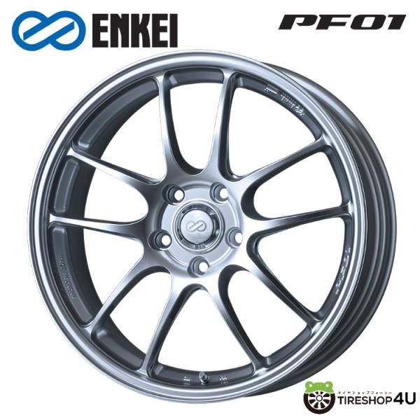 4本購入で送料無料 ENKEI Performance Line PF01 18インチ 18x9.0...