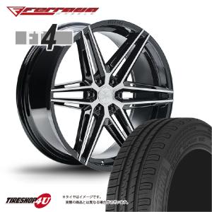 タイヤホイール4本セット Ferrada FT4 24x10.0J 6/139.7 +25 CB:78.1 Machine Black 指定輸入タイヤ 305/35R24 インフィニティ QX80 QX56｜2tireshop4u