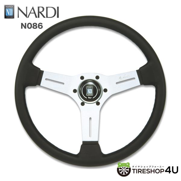 正規品 NARDI COMPETITION パンチングレザー&amp;シルバースポーク グレークロスステッチ...