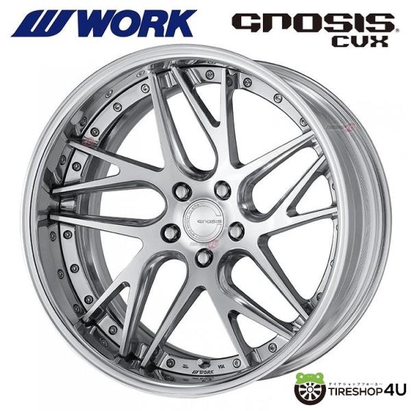 4本購入で送料無料 WORK GNOSIS CVX 20x9.0J O disk (ディープリム) ...