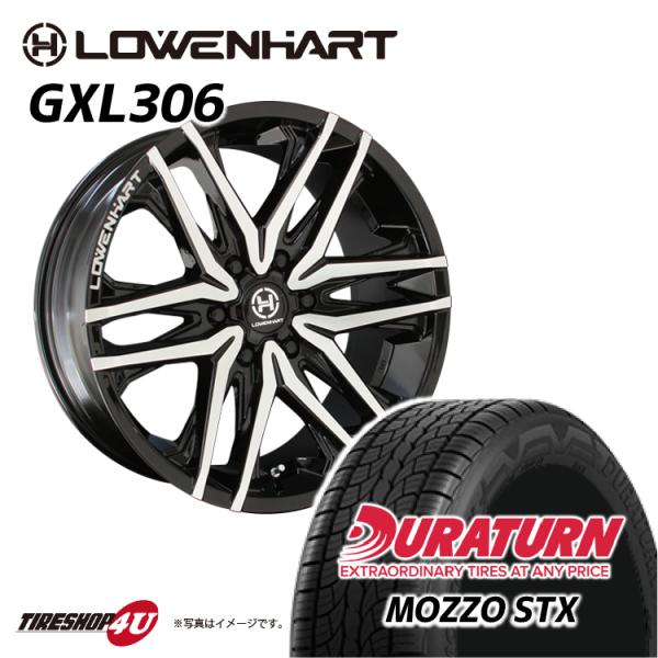 タイヤホイール4本セット Lowenhart GXL306 20x8.5J 6/139.7 +20 ...